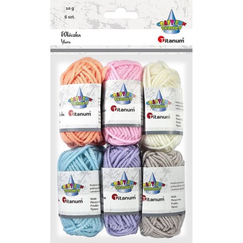 Włóczka 6x10g - kolory pastelowe #2