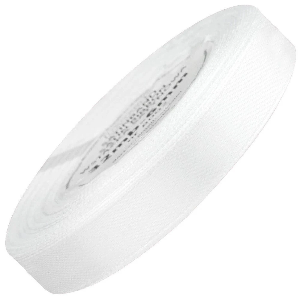 Wstążka satynowa biała 12mm - 32mb #1