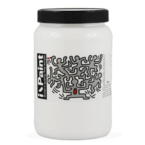 Farba akrylowa I-Paint Renesans 500ml - biel tytanowa (biała) #1