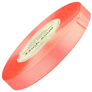 Wstążka satynowa łososiowa 12mm - 32mb #1