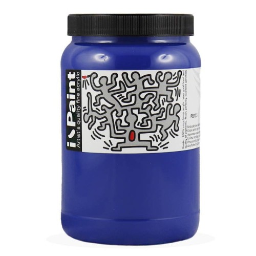 Farba akrylowa I-Paint Renesans 500ml - błękit ftalo (niebieska) #1