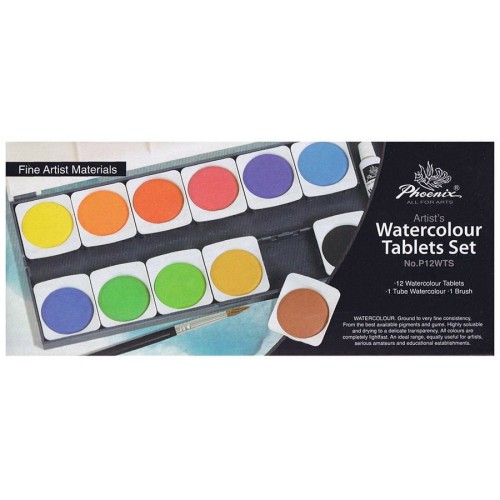 Farby akwarelowe Phoenix 12 szt. #2
