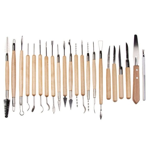 Zestaw narzędzi do modelowania gliny Phoenix - 22 sztuki #1