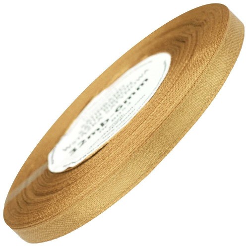 Wstążka satynowa złota 6mm - 32mb #1