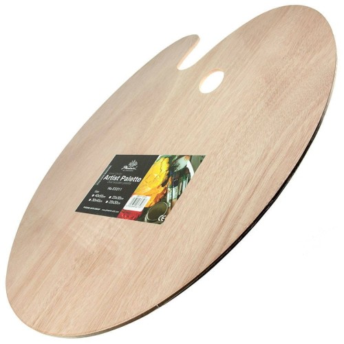 Paleta malarska drewniana owalna - 40x50 cm #2