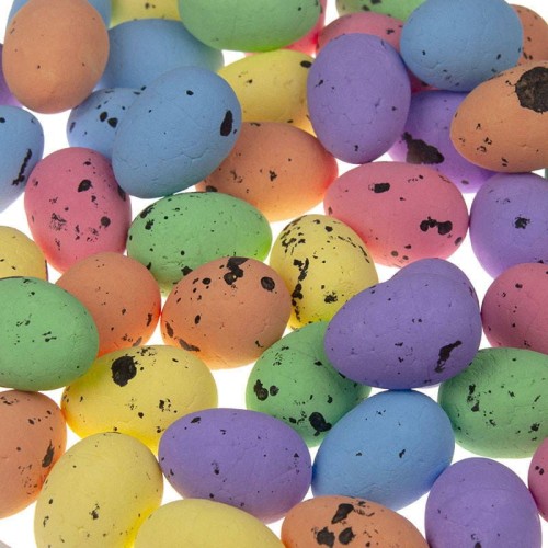 Jajka styropianowe kolorowe 2,5cm x 3cm - 36szt #2