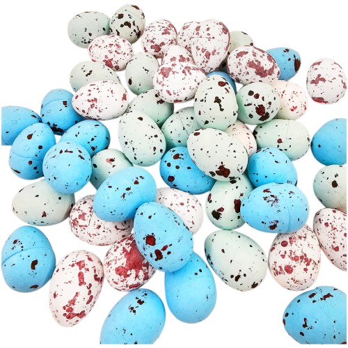 Jajka styropianowe 1,8x2,5cm nakrapiane 50szt #2