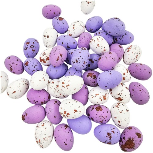 Jajka styropianowe 1,8x2,5cm nakrapiane 50szt #1