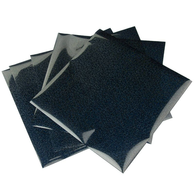 Folia metaliczna Termoton brokatowa czarna #1