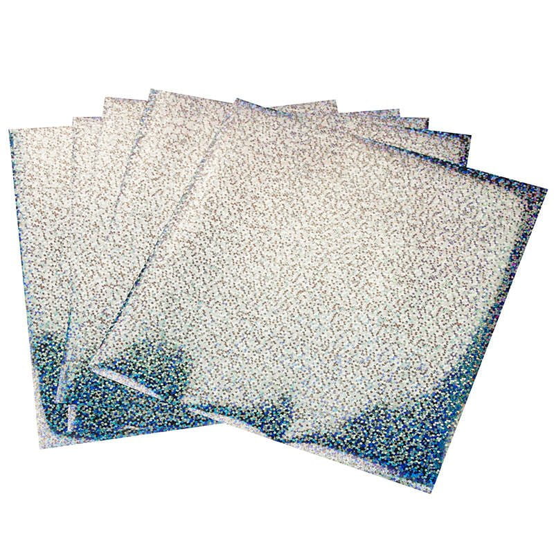 Folia metaliczna Termoton brokatowa srebrna #1