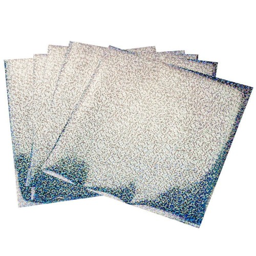 Folia metaliczna Termoton brokatowa srebrna #1