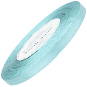Wstążka satynowa błękit perłowy 6mm - 32mb #1