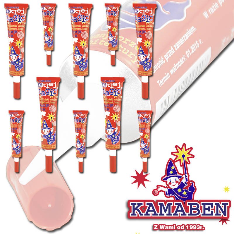 Klej Magic z precyzyjną końcówką 45g - 10 sztuk #1