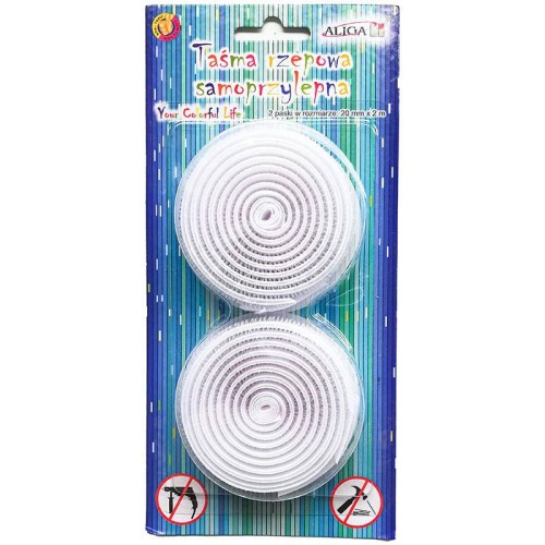 Taśma rzepowa samoprzylepna 2cm - 2m #1