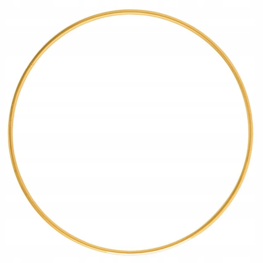 Koło / obręcz do łapacza snów złoto 15cm #1