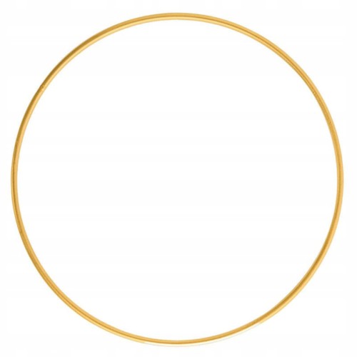 Koło / obręcz do łapacza snów złoto 15cm #1