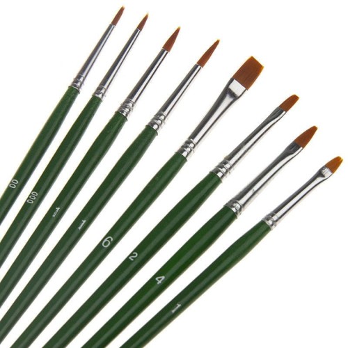 Zestaw pędzli do gwaszy Phoenix - 8 sztuk #2