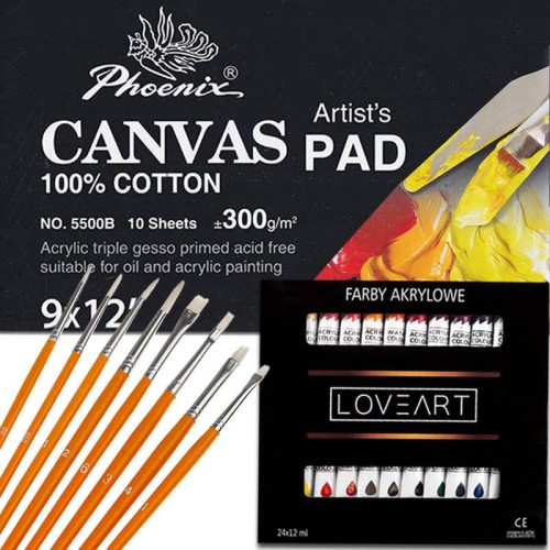 Zestaw malarski - akrylowy #1