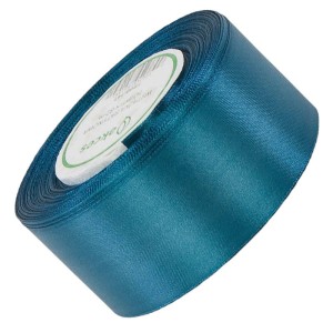 Wstążka satynowa Akces ciemny morski 50 mm, 32 m kolor 141 #1