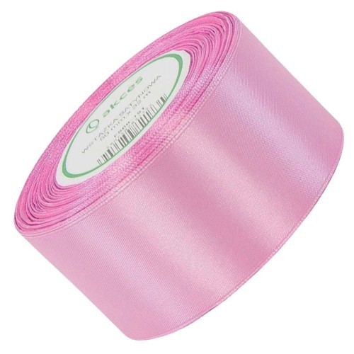 Wstążka satynowa fioletowo różowa 50mm - 32mb #1