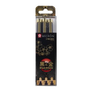Zestaw cienkopisów Pigma Micron BLACK YOS - 3szt. #2