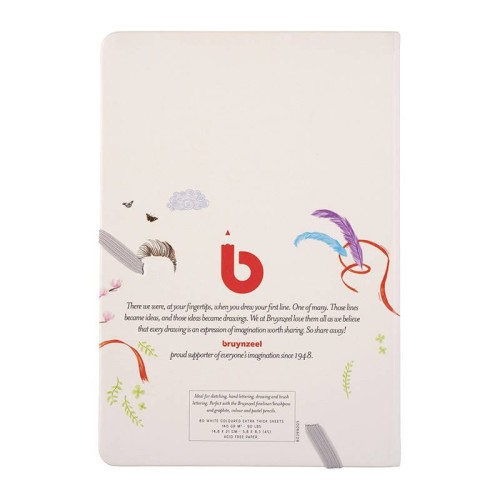 Szkicownik / notes 14,8x21cm Bruynzeel z gumką twarda okładka #2