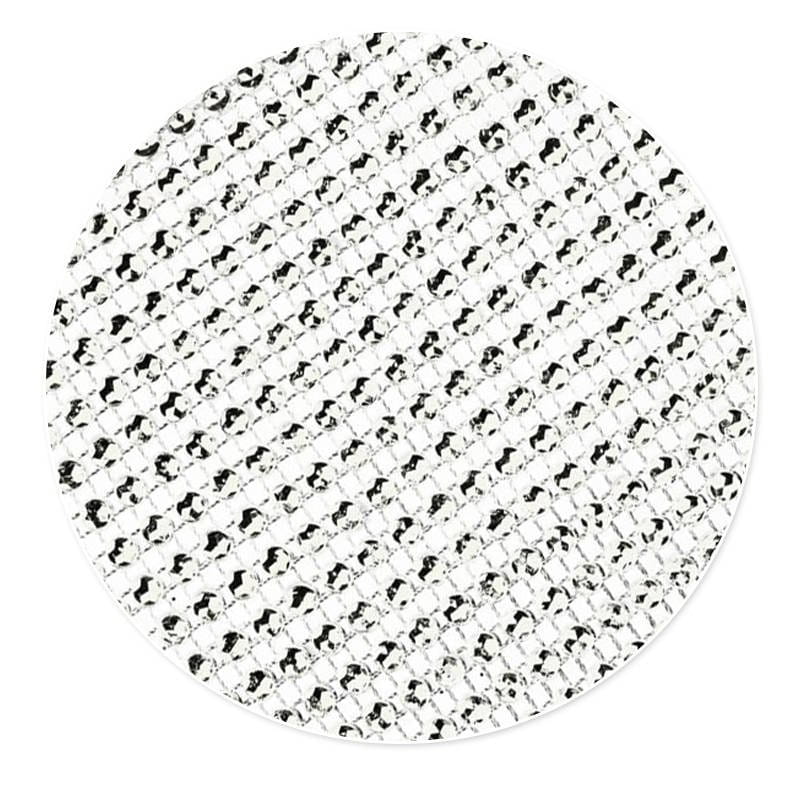 Taśma ozdobna z kryształkami 2szt. - Srebrna mata 12x12cm #2