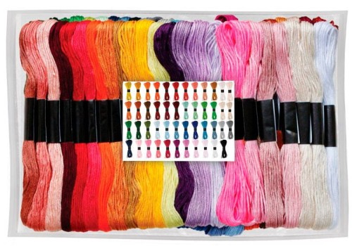 Włóczka mulina 50szt x 8m - mix kolorów #2