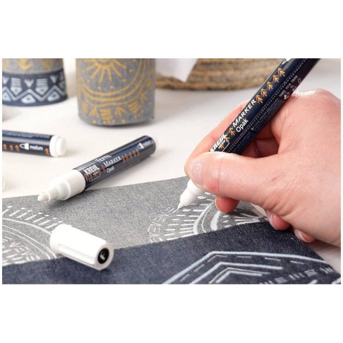 Pisak do tkanin kryjący Fine 1-2mm - Czarny #2