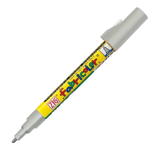 Pisak do tkanin Fabricolor 2mm - Srebrny marker #1