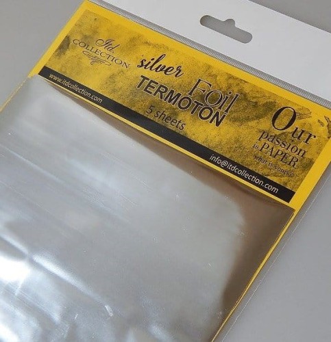 Folia do transferu Termoton * srebrna #2