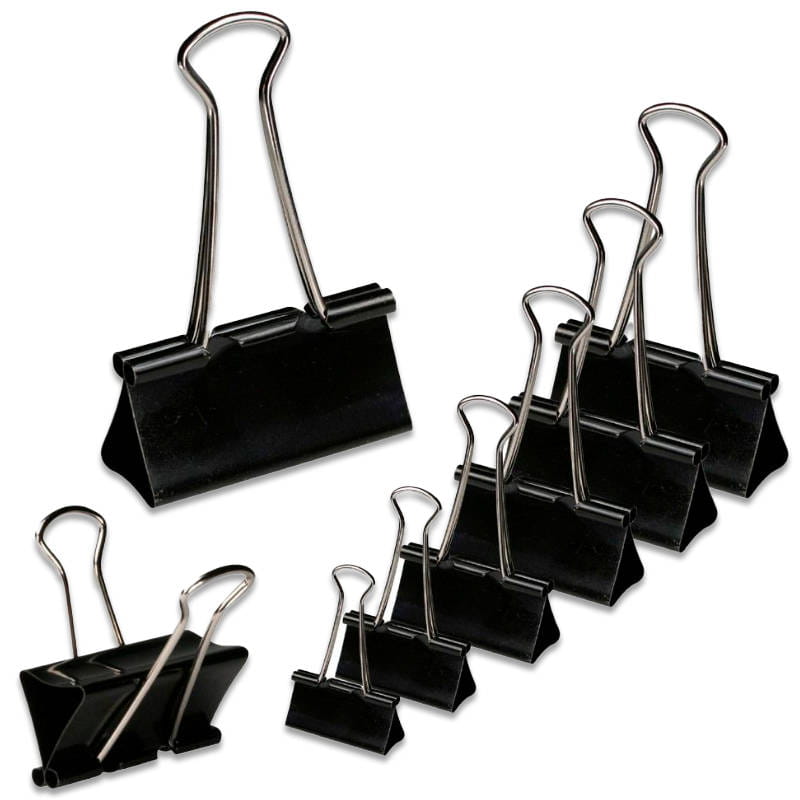 Klips metalowy czarny 25mm - klip 1szt. #2