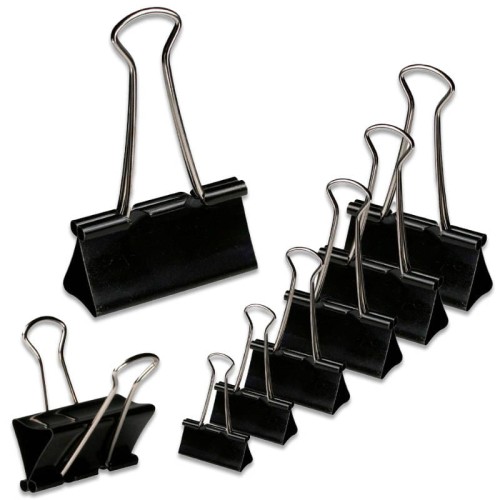 Klips metalowy czarny 25mm - klip 1szt. #2