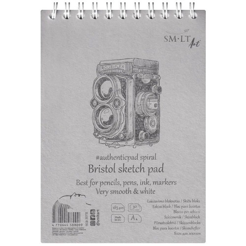 Blok Bristol SM-LT A4 185G 50ARK EB-50TS #1