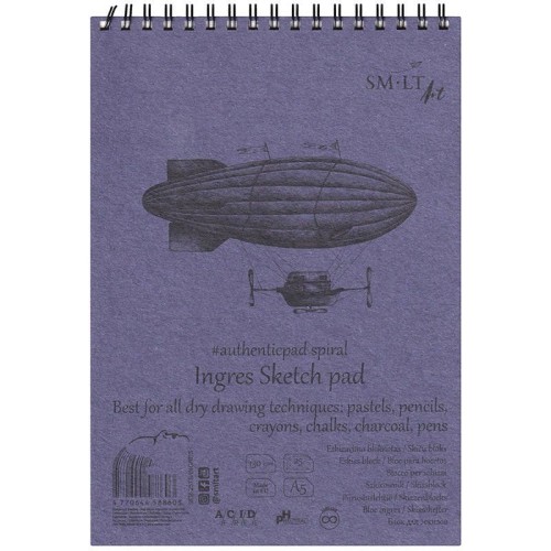 Blok bristol A5 Ingres Sketch pad 130g 25 arkuszy, SM-LT #1