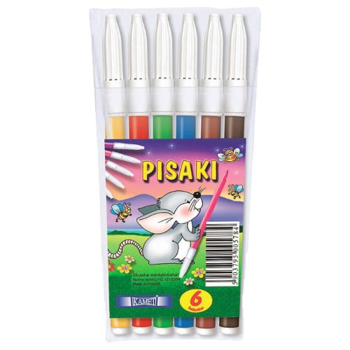 Zestaw 6 kolorów pisaków  #1