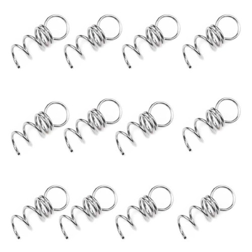 Zawieszki haczyki wkręcane do bombek jaj srebrne 12szt #1