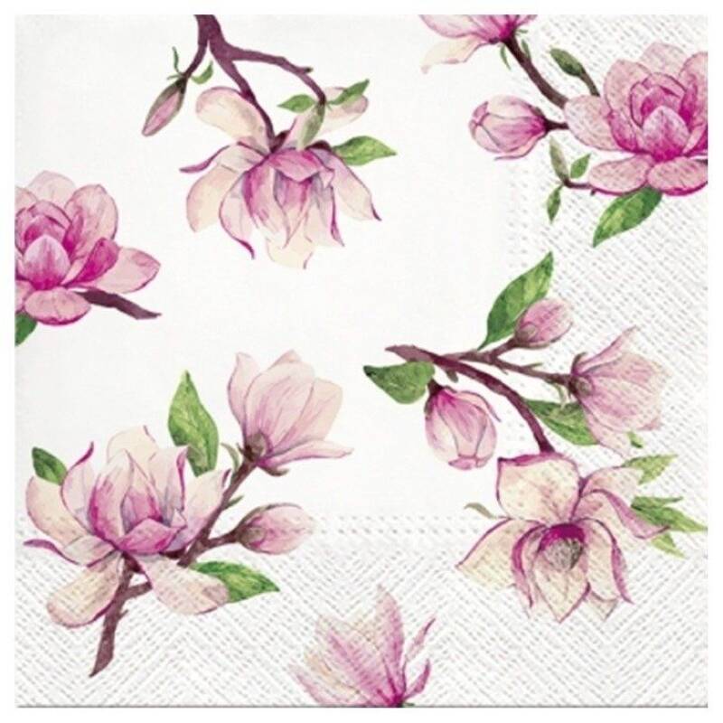 Serwetka do Decoupage 33x33cm - Magnolia Springs #1