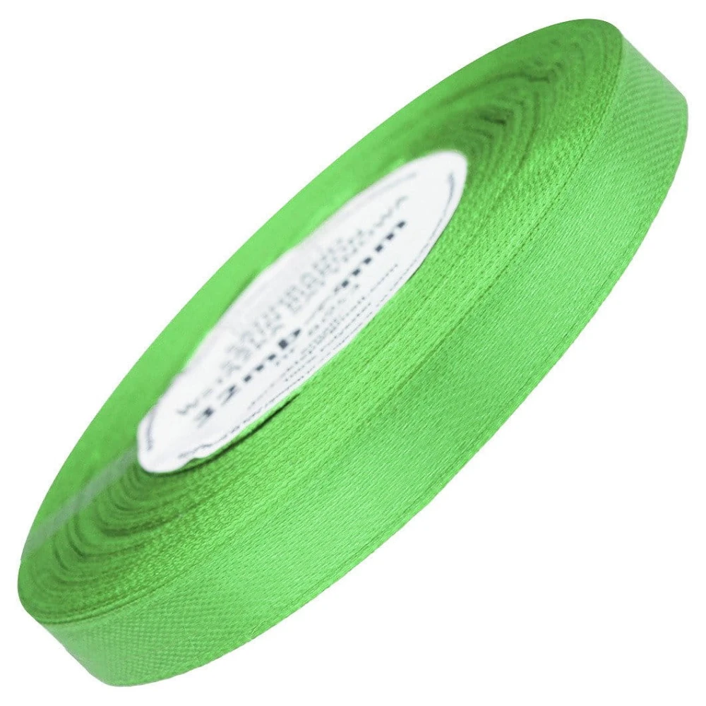 Wstążka satynowa zielona 12mm - 32mb #1