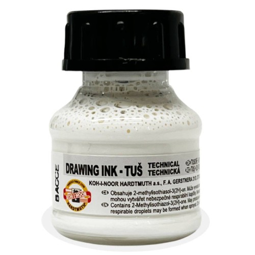 Tusz rysunkowy Koh-I-Noor 20g - kreślarski Biały #1