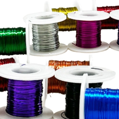 Drut florystyczny w rolce 0,3mm x 3m - Zestaw 9 kolorów #2