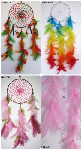 Piórka  strusie pomarańczowe 9-16cm #2