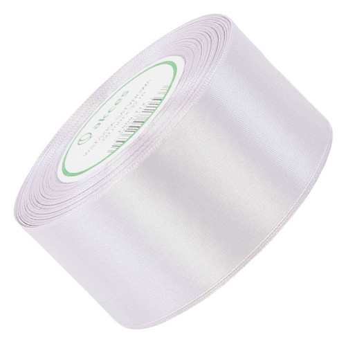 Wstążka satynowa złamana biel 50mm - 32mb #1