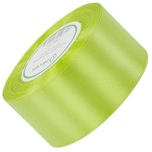Wstążka satynowa Akces zielone jabłuszko 50 mm, 32 m kolor 121 #1