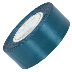 Wstążka satynowa Akces ciemny morski 38 mm, 32 m kolor 141 #1