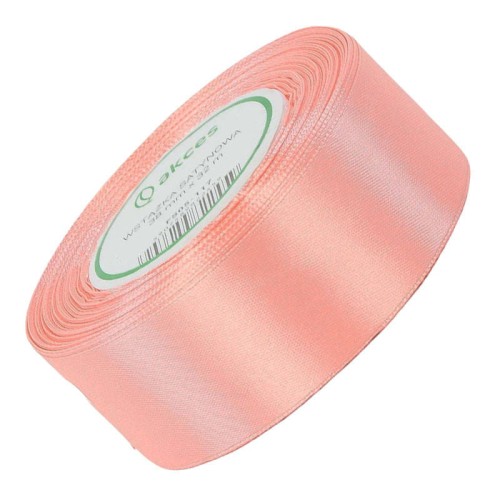 Wstążka satynowa łososiowa 38mm - 32mb #1