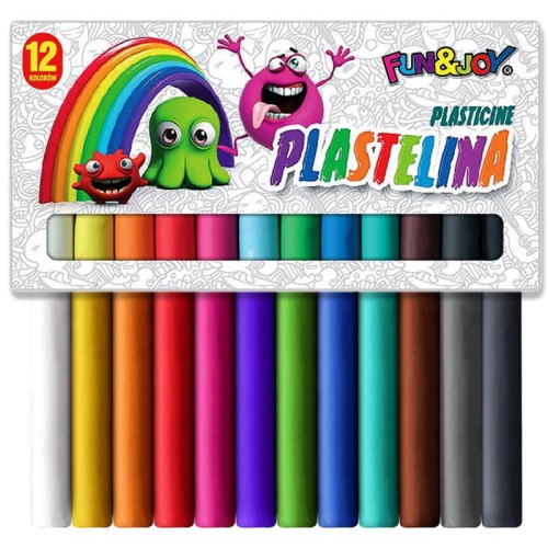 Plastelina Fun&Joy 12 kolorów #1