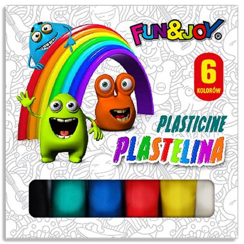 Plastelina Fun&Joy 6 kolorów #1