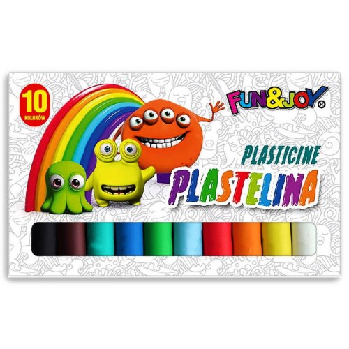 Plastelina Fun&Joy 10 kolorów #1