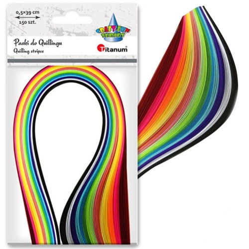 Paski do quillingu 5mm 16 kolorów - 150szt. #1